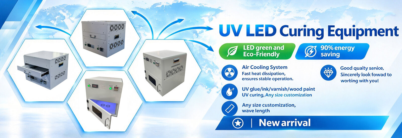 UVled, die Ausrüstung kuriert
