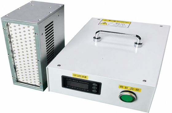 Industrielle 400 Watt luftgekühlte UV-LED-Heillicht mit 365nm/385nm/395nm/405nm Wellenlängen