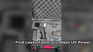 Portable UV Leak Detection Lamp Dual Battery Power